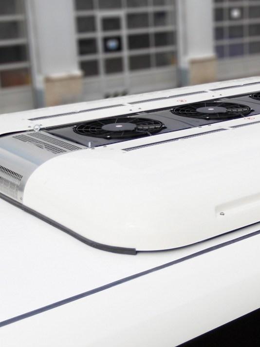 Bright colour scheme in the interior of the MAN Lion’s Intercity