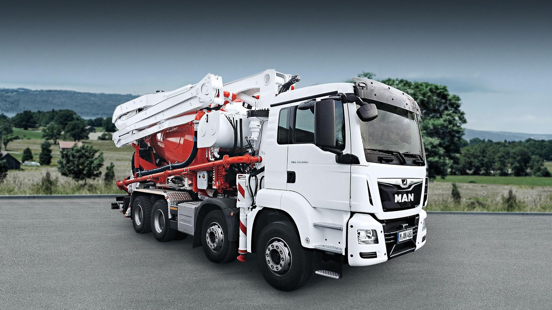 MAN special vehicles for agricultural and forestry applications.
