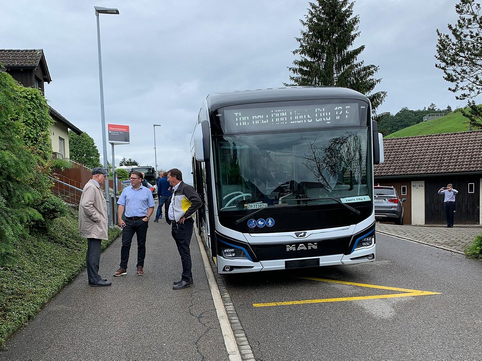 man lion’s city e, electric bus, man electric bus, electric buses, switzerland